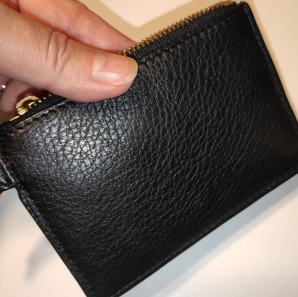 Tory Burch Logo Studded Leather Coin Holder - Picture 8 of 11